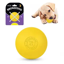 Іграшка для собак BronzeDog Superball 5 см жовтий - мініатюра 1