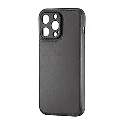 Чохол Jinduka Leather Protected Camera iPhone 14 Pro Max Black