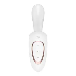 Вагінально-кліторальний вібратор Satisfyer G for Goddess 1 White, 2 мотори - мініатюра 4