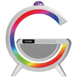 Нічник RGB G2388A акумуляторний музичний смарт-нічник колонка Білий