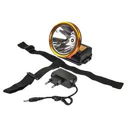 Налобний LED ліхтар 1078 акумуляторний 2000 mAh - мініатюра 3