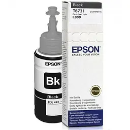 Контейнер з чорнилом T6731 EcoTank L1800/L800/L800/L805/L810/L850 black Epson teh0025101