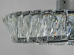 Люстра світлодіодна Diasha 562/500CH, 72W, 3025 лм, золото, кришталь, для коридору, спальні, кухні, кафе - мініатюра 4