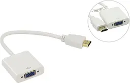 Адаптер STLab HDMI (PC/laptop) - VGA F(Monitor) для підкл. PS3/PS4, аудіо та кабель USB у комплекті