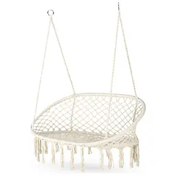 Садова гойдалка Boho Outtec бежевий - мініатюра 1