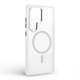 Чехол ArmorStandart Unit MagSafe для Samsung S25 Ultra Matte Clear Silver - миниатюра 2