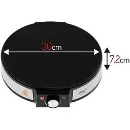 Млинниця Adler AD 3058 1600 Вт 30 см антипригарне покриття - мініатюра 4