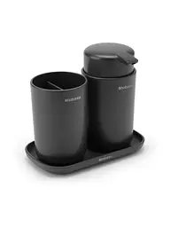 Набір Brabantia ReNew для ванної кімнати 3 предмети темно-сірий (280368) - мініатюра 2