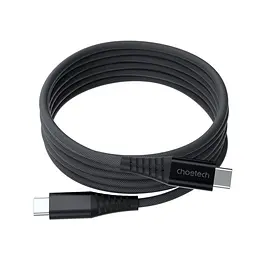 Кабель Choetech XCC-1052 Black USB-C to USB-C Magnetic PD3.1 240W 1.2m (43-00129) - мініатюра 2