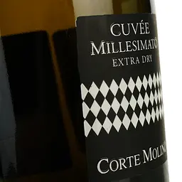 Ігристе вино Corte Molino Cuvee Millesimato Extra Dry біле ектра сухе 0.75 л - мініатюра 3
