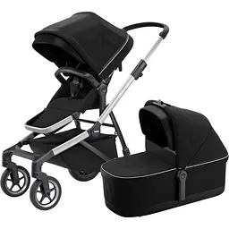 Детская коляска с люлькой Thule Sleek Midnight Black (TH 11000007)