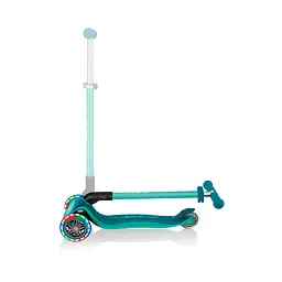 Самокат Globber Primo foldable plus lights, колеса з підсвічуванням, зелений (439-107) - мініатюра 8
