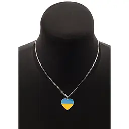 Прикраса Кулон на ланцюжку 159457Серце Блакитний (2000989285755A)