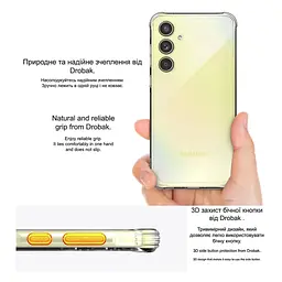 Чохол до мобільного телефона Drobak Acrylic Case with Airbag Samsung Galaxy A55 5G Camera cover (949425) - мініатюра 4