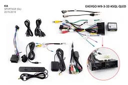 Штатна автомагнітола EasyGo M9-3-32-KSQL QLED KIA Sportage - мініатюра 2