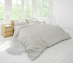 Простирадло на резинці Good-Dream Бязь Premium Light Grey 150х190 см сіре (GDCLGSHEETF150190) - мініатюра 4