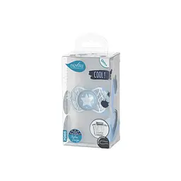 Пустушка Nuvita 7065 Air55 Cool симетрична 0m+ зірка блакитна NV7065BS - мініатюра 3