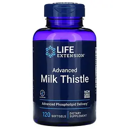 Натуральна добавка Life Extension Advanced Milk Thistle, 120 капсул