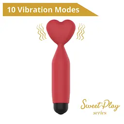 Вібратор Erospace Sweet Play A14 13 см червоний - мініатюра 7