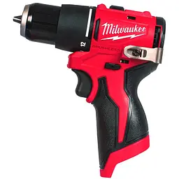 Дриль-шуруповерт акумуляторний безщітковий ударний MILWAUKEE, M12 BLPDRC-402С, 40Нм (ЗУ, 2х4Аг, кейс) - мініатюра 2
