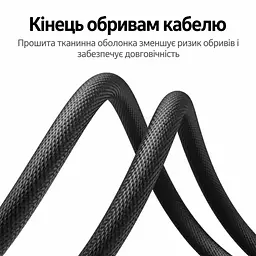 Аудіокабель UGREEN AV183 2 м AUX mini-jack зі штекерами 3,5 мм TRRS з обох кінців для передачі стереозвуку та сигналу мікрофона для мікрофона потрібні TRRS-гнізда з узгодженим розведенням контактів вузькі корпуси штекерів для підключення крізь тонкий чохол подвійне екранування нейлонове обплетення чорний із синьо-сірими корпусами штекерів та золотистими контактами (20782) - мініатюра 6