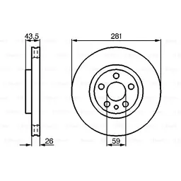 Гальмівний диск Bosch 0 986 478 812 - мініатюра 5