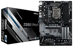 Материнська плата AsRock Z390 Pro4 (Z390 Pro4) (Socket 1151 v2, Intel Z390, ATX) Б/в - мініатюра 4