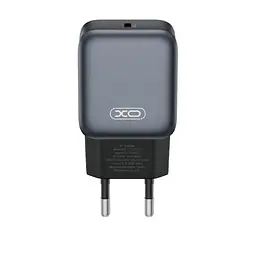Мережевий зарядний пристрій XO L153(EU)PD20W 1USB-C fast charger Чорний