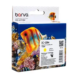 Картридж Barva Epson T1294 (C13T12944011/C13T12944012) 630ст, yellow (IC-1294)