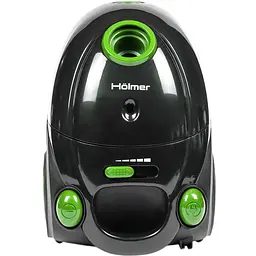  Пилосос Holmer HVC-08ECO чорно-зелений (HVC-08ECO з мішком) - мініатюра 2