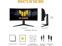 Монітор Asus TUF Gaming VG34WQL5A (90LM0CI1-B01171) - мініатюра 8