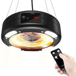 Обігрівач інфрачервоний підвісний Trotec IR 1550 SC 1500W + LED Black (1410003812) - мініатюра 2