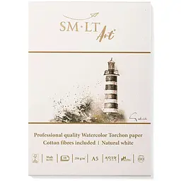 Склейка для акварелі PRO CREATE Torchon 250г/м2 10л білий папір SM-LT Art