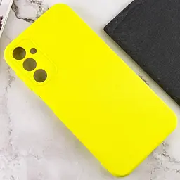 Чохол TPU GETMAN Liquid Silk Full Camera для Samsung Galaxy A15 4G/5G / M15 5G Жовтий / Flash - мініатюра 5
