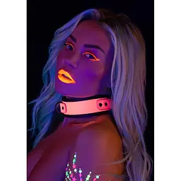 Нашийник з повідцем Taboom Collar and Chain Leash, рожевий - мініатюра 3