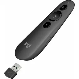 Презентер Logitech R500s Laser Pointer Presentation Remote Graphite (910-005843) - мініатюра 3
