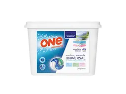 Капсули для прання ONE MOMENT 20шт Універсальні 3в1 Покращена формула