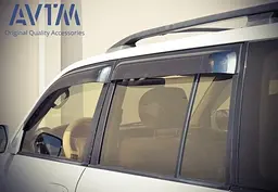 Дефлектори вікон вітровики для Toyota Land Cruiser 100/Lexus LX470 1997-2007 (широкі) - мініатюра 2
