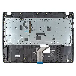 Верхня кришка для Acer TravelMate TMP214-41 TMP214-52, (Чорний, топкейс+клавіатура, підсвітка, Оригінал) - мініатюра 2