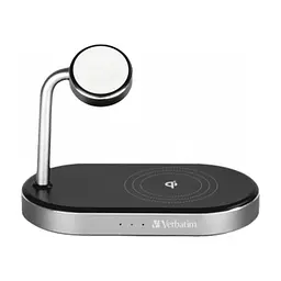 Зарядний пристрій Verbatim 3in1 Apple Watch and iPhone Charging Stand (49556) - мініатюра 3