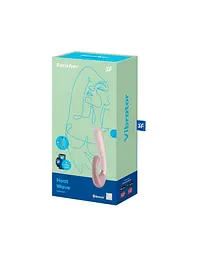 Смарт вібратор-кролик із підігрівом Satisfyer Heat Wave Mauve - мініатюра 4