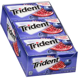 Жуйки Trident wild blueberry twist 14 sticks - мініатюра 2