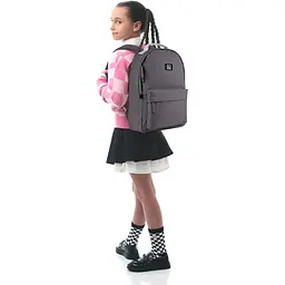 Рюкзак GoPack Education Teens 147 сірий (GO25-147M-7) - мініатюра 11