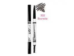 Олівець для очей та брів COLOUR INTENSE зі щіточкою Brunette Profi Touch Eyebrow
