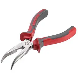 Довгогубці вигнуті Intertool 160 мм HT-0131