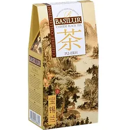 Чай чорний Basilur Китайський Пу-Ер 100 г картон