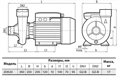 Відцентровий насос Sprut 2DK 20 - мініатюра 4