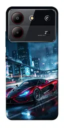TPU чохол Demsky Red sport car для ZTE Blade A54 4G