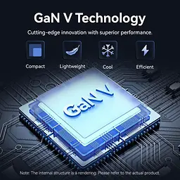 Зарядний пристрій Vention 2xUSB-С 45W GaN білий (FEFW0-EU) - мініатюра 2