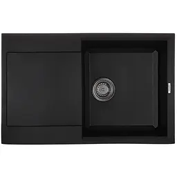 Кухонна мийка Zerix ZS-7950S-03 black ZX4580, Чорний матовий